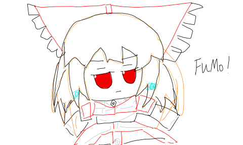 褐色短髮，loli，後面有紅色頭飾